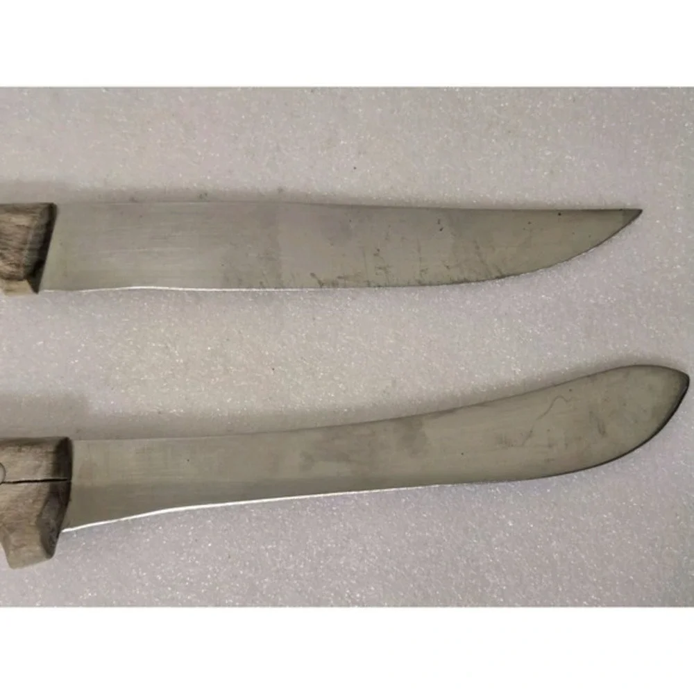 Eilfix Solingen Germany Lot Of 2 Kitchen Knives Original‎ Berufsmesser Butcher